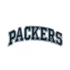 Green Bay Packers Black/White Wordmark Logo Patch