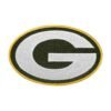 Green bay packers g vintage round logo embroidered patch