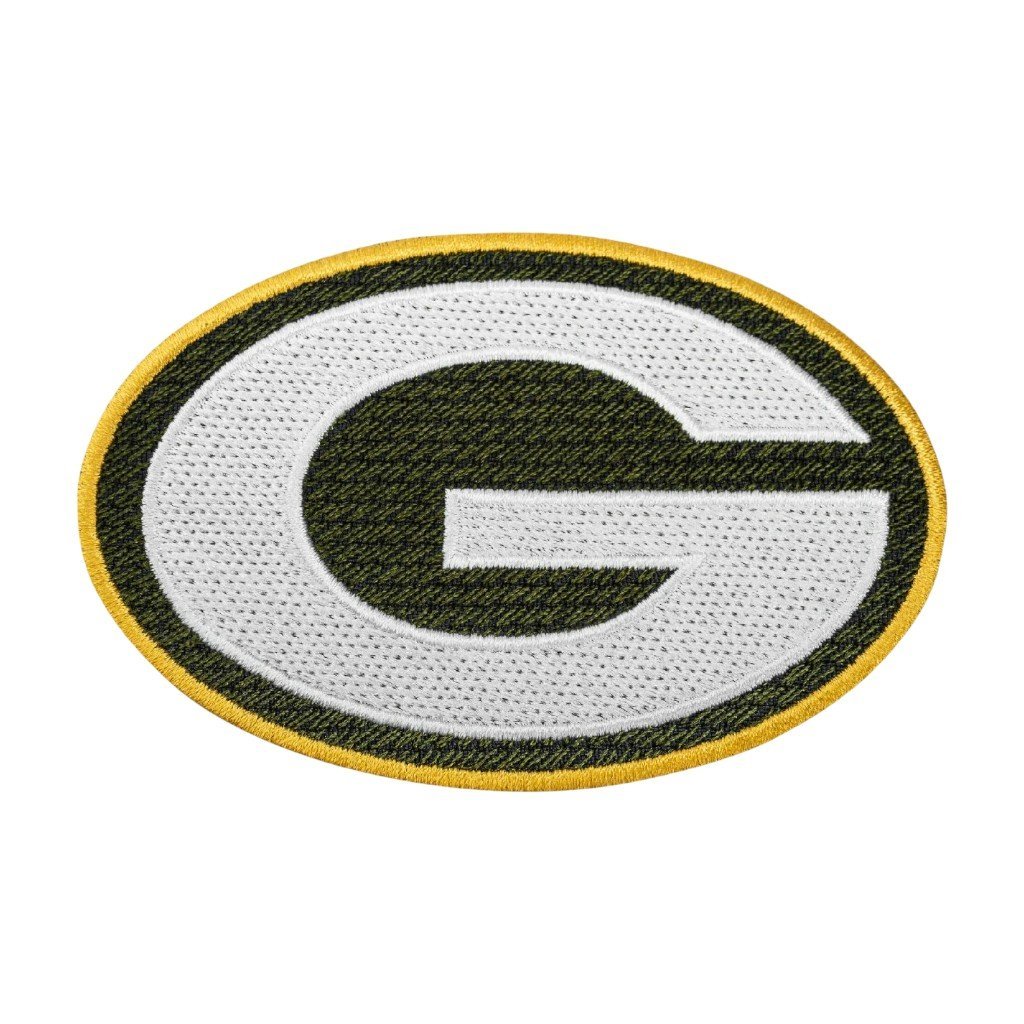 Green bay packers g vintage round logo embroidered patch