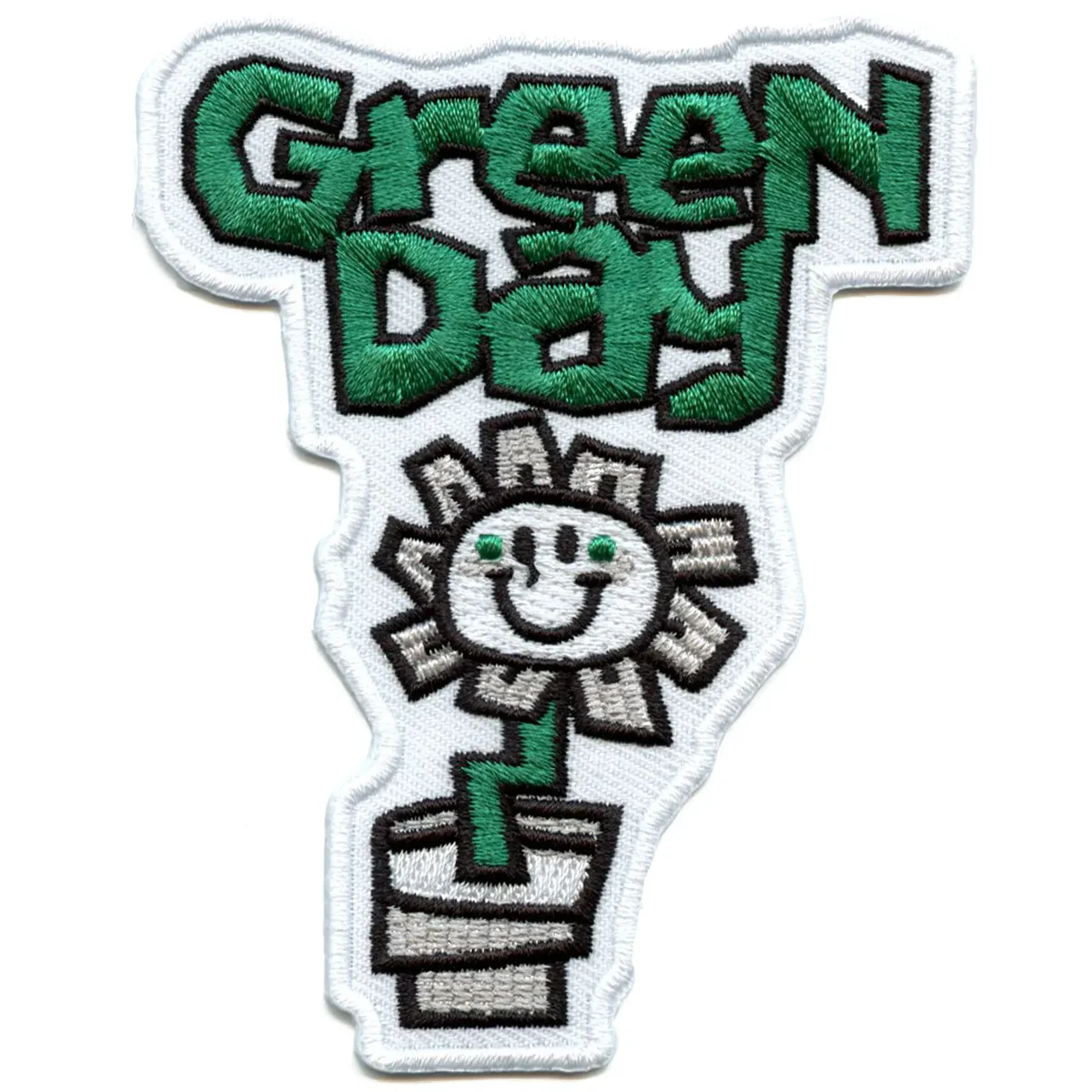 Green day potted flower patch
