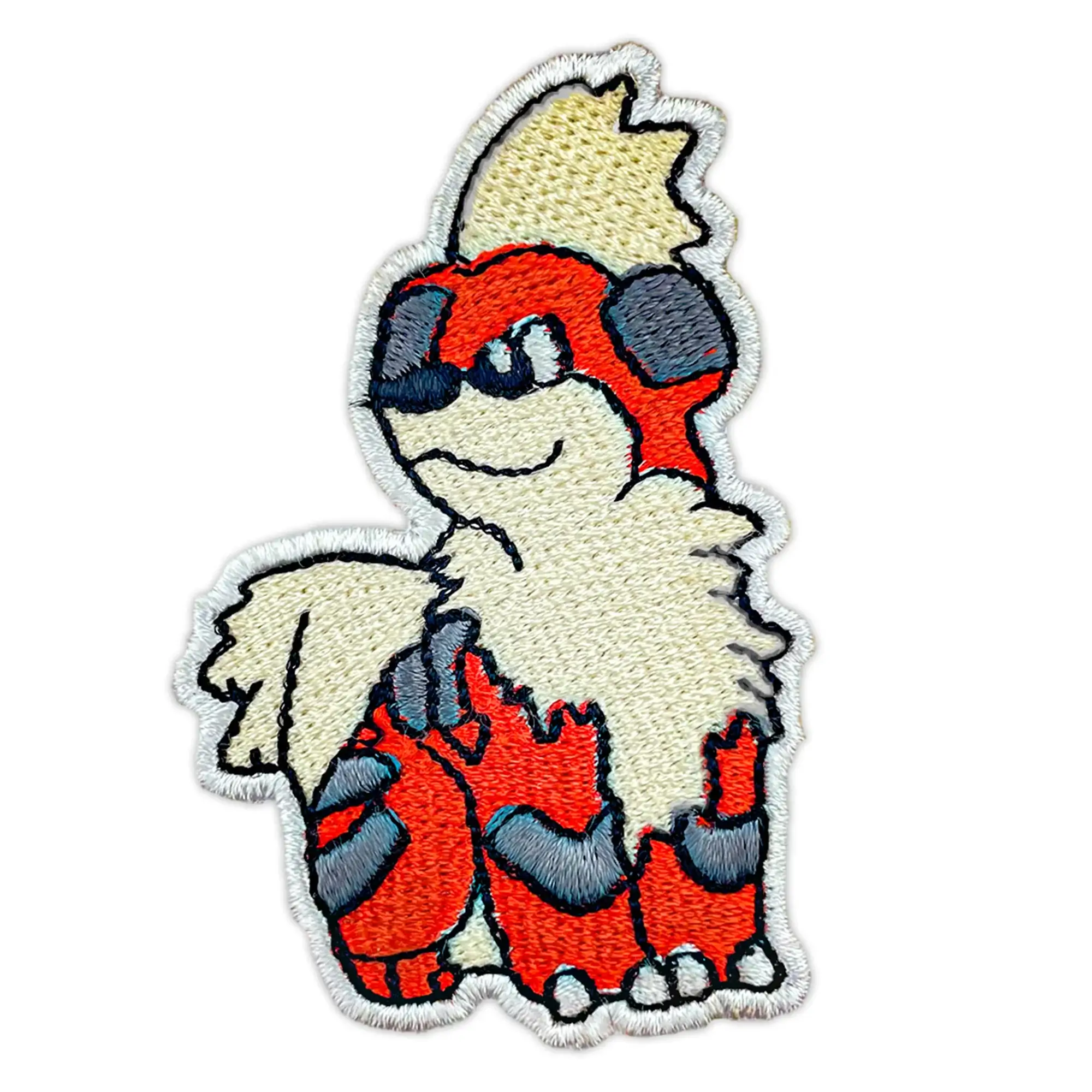 Pokemon Growlithe Sitting Stance Patch