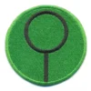 Halo marathon logo embroidered patch