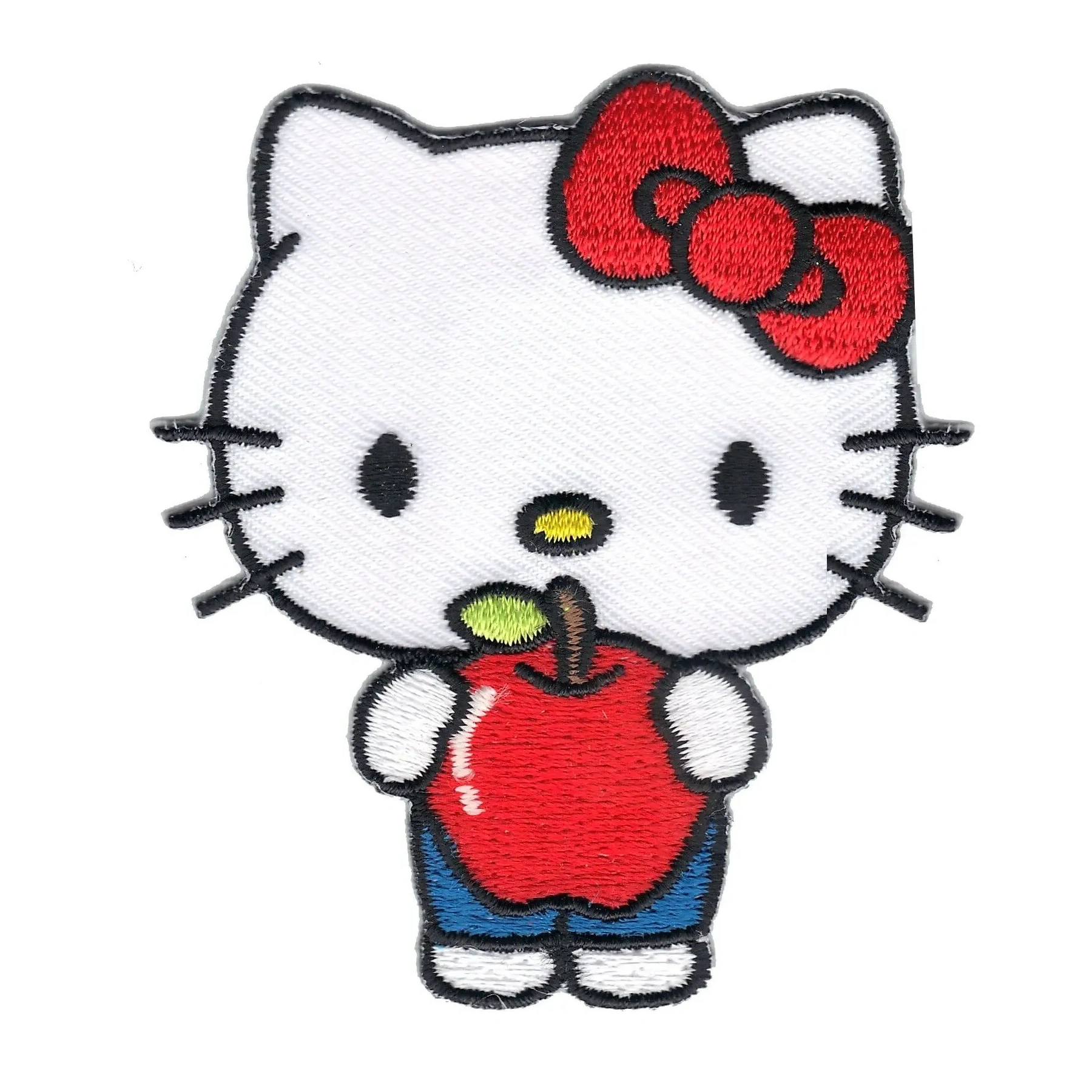 Hello Kitty Holding Apple patch