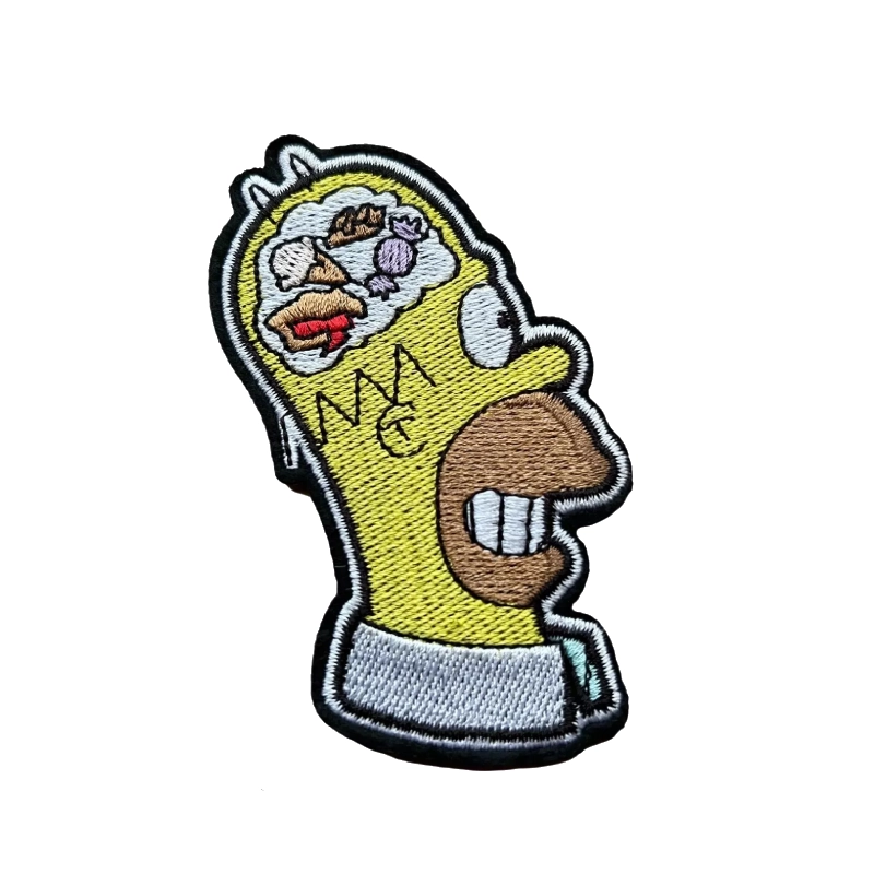 Homer Simpson Food Brain patch