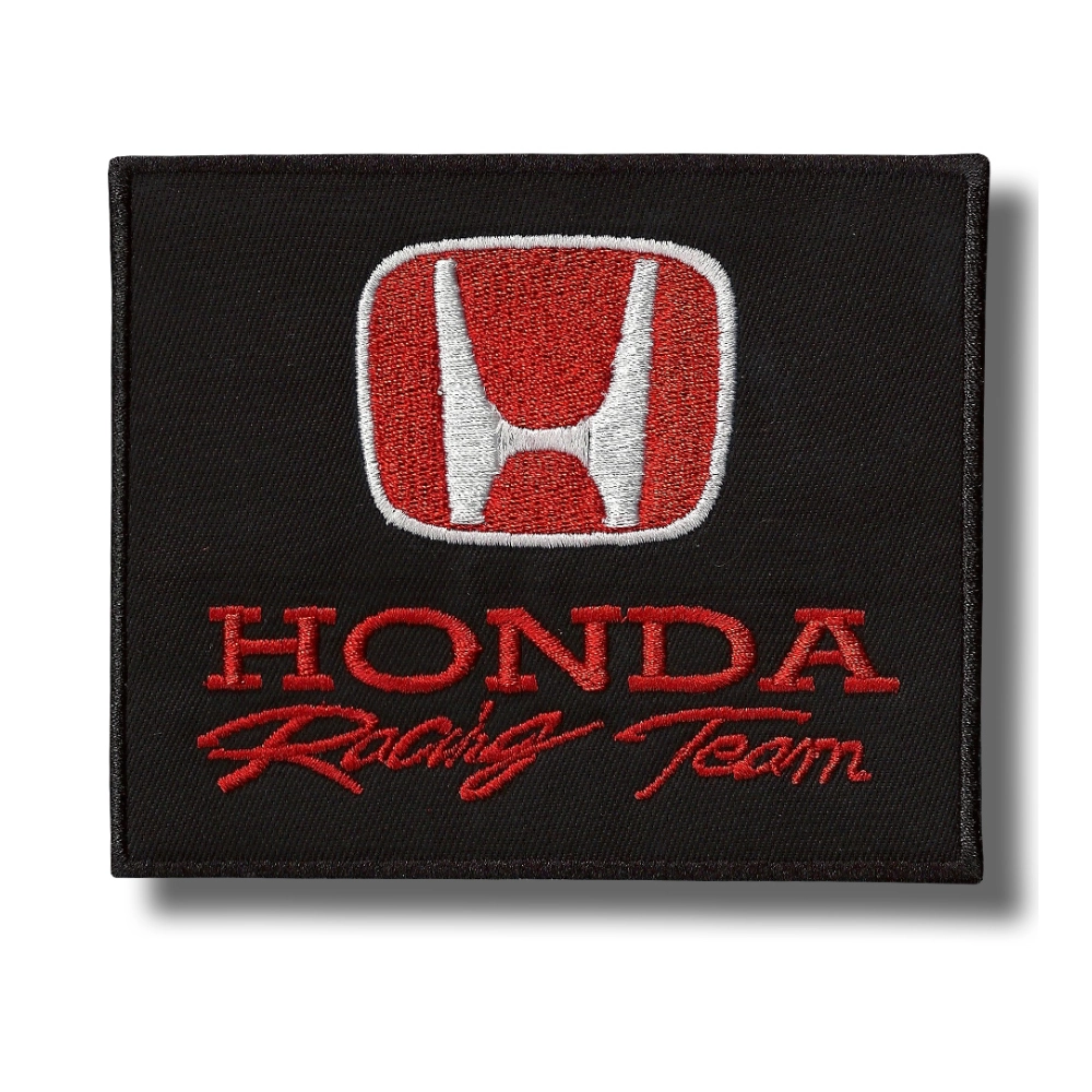 Honda racing team embroidered patch