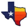 Texas Lone Star State Map Patch