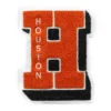 Houston rockets h letter chennile patch