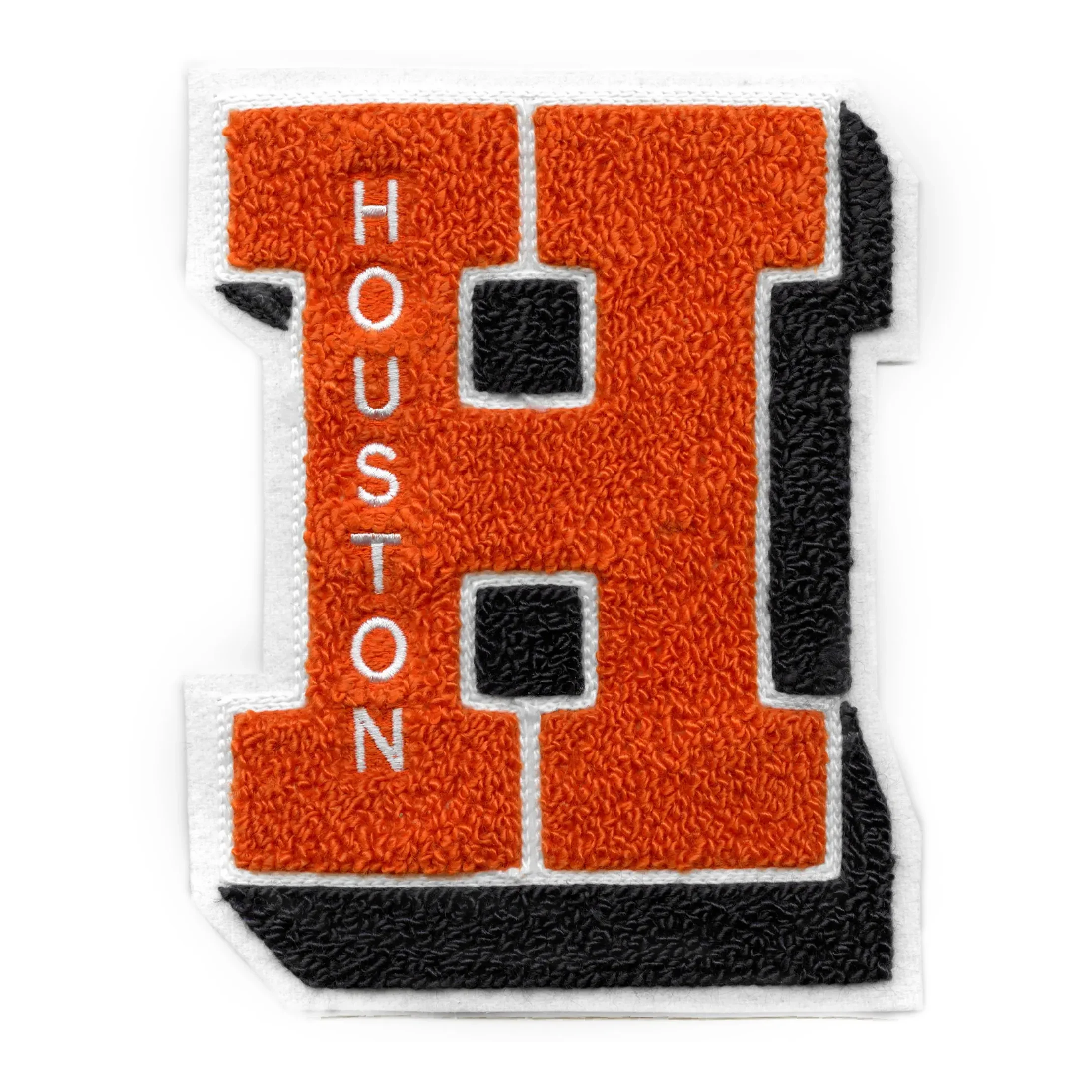 Houston rockets h letter chennile patch