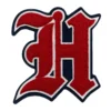 Houston rockets old english h letter red patch
