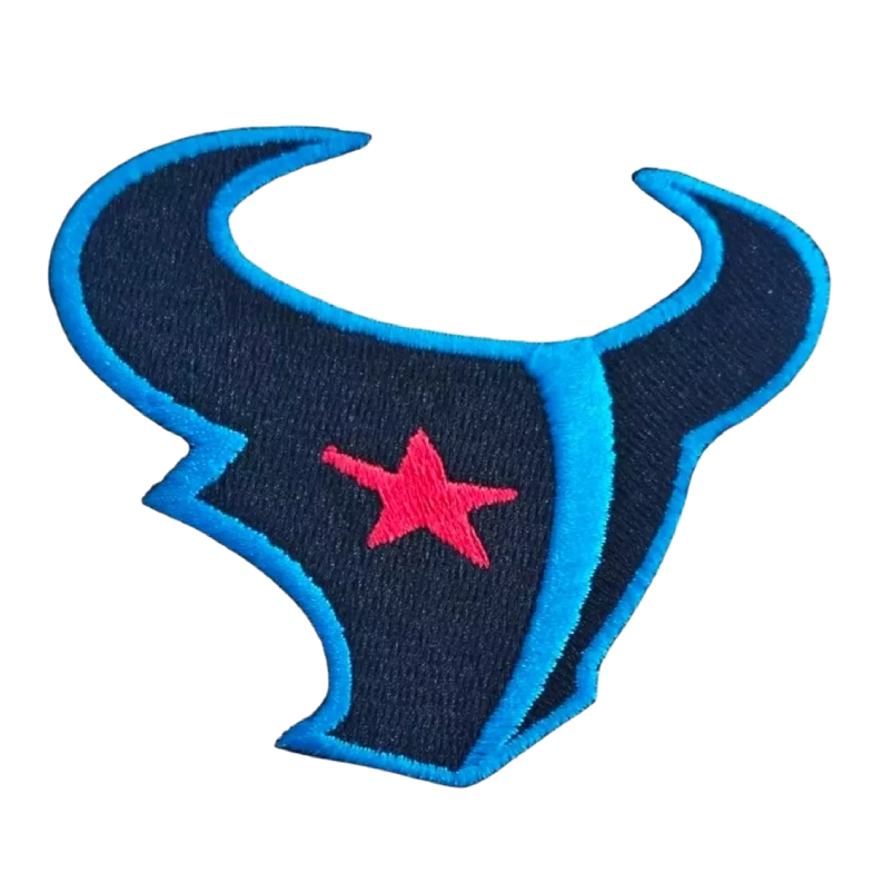 Houston Texans Bull Head Logo Patch