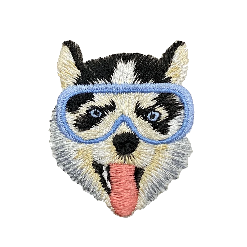 Goggles Siberian Husky Face Patch