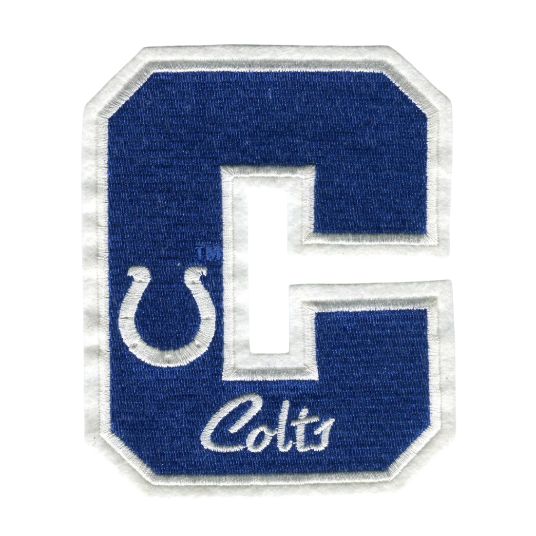 Indianapolis colts c logo embroidered patch