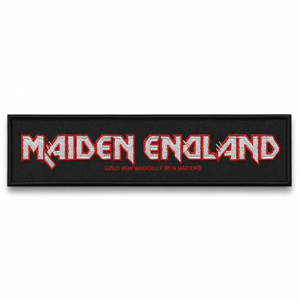 Iron maiden england logo patch