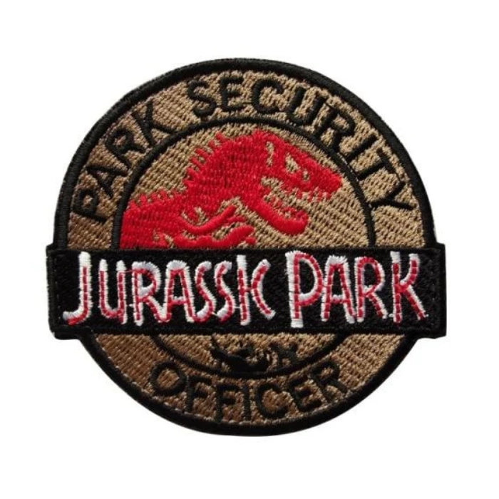 Jurassic park security officer patch