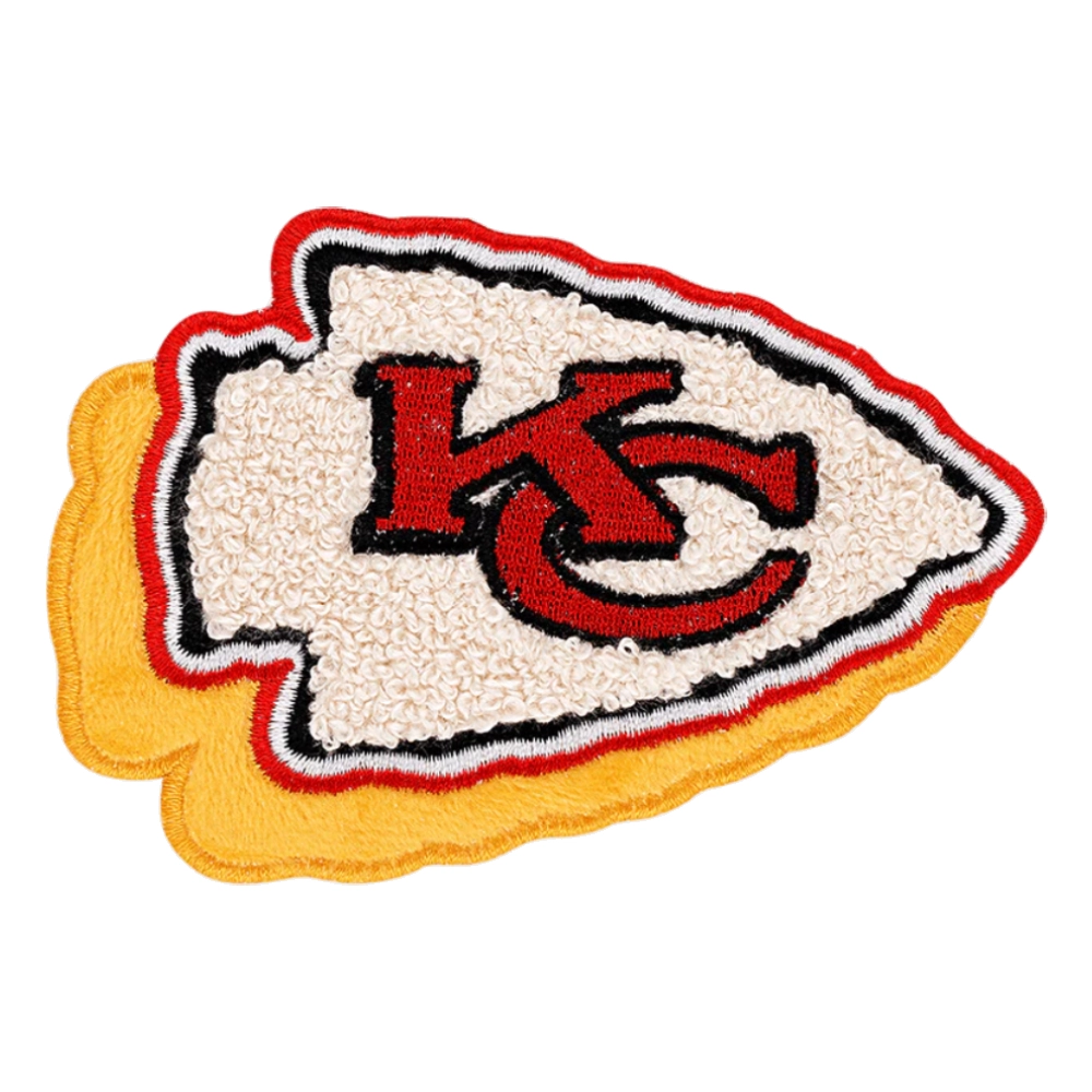 Kansas city chiefs arrowhead chenille embroidered patch