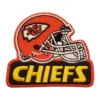 Kansas City Chiefs KC Helmet Logo Patch