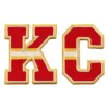 Kansas city chiefs kc letter patch
