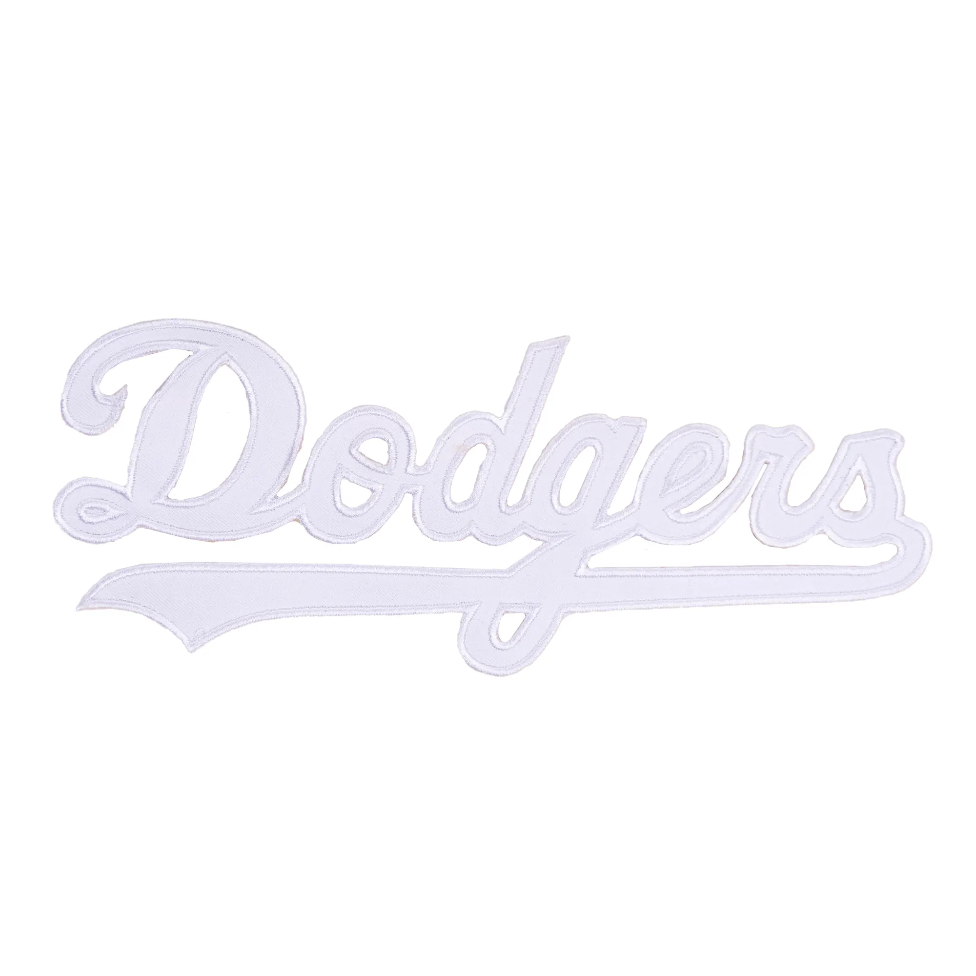 Los Angeles Dodgers White Script Logo Patch