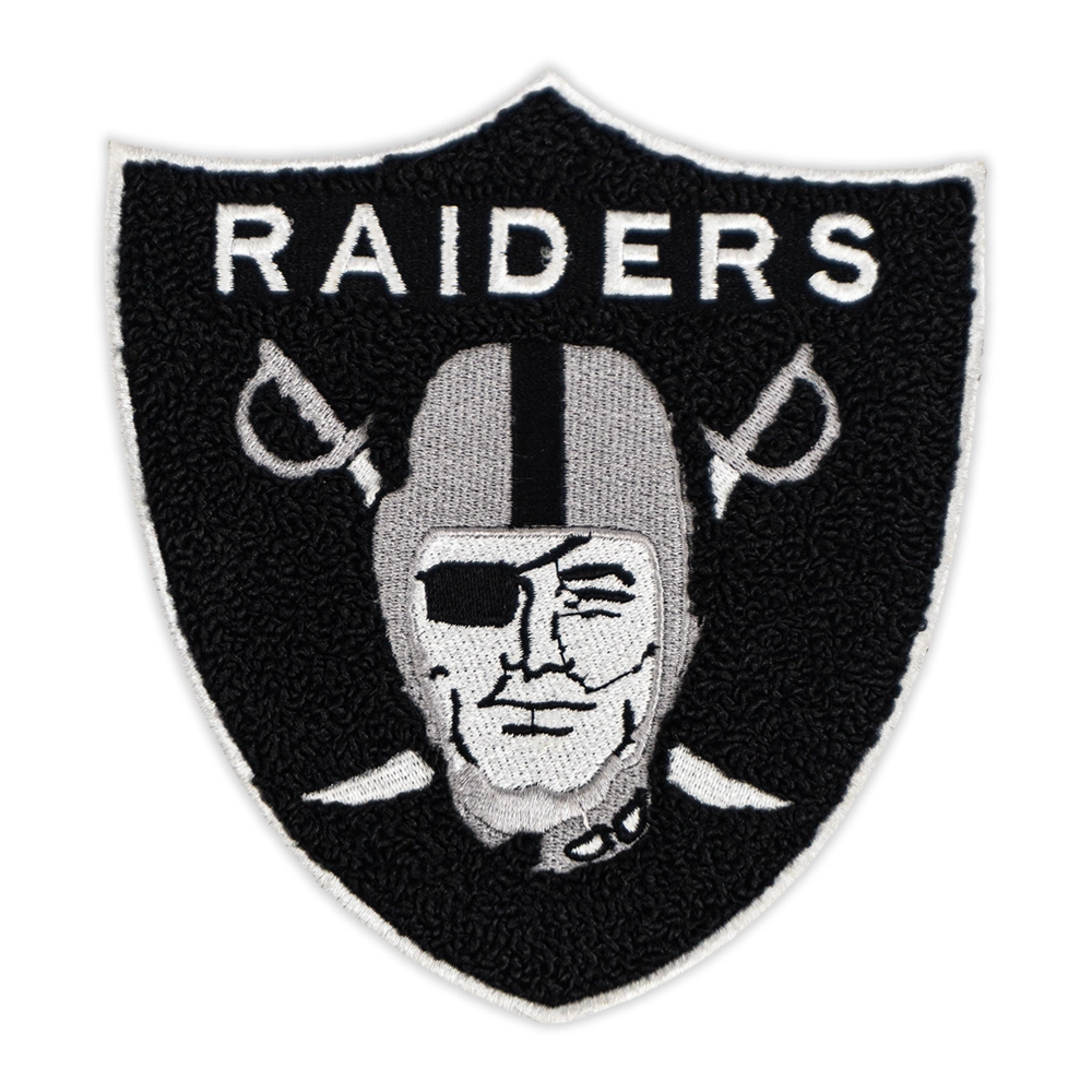 Las vegas raiders black shield patch