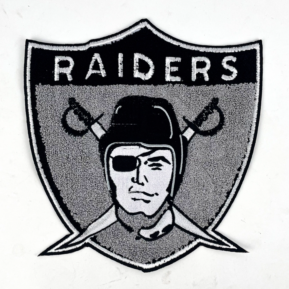 Las vegas raiders crest logo embroidered patch