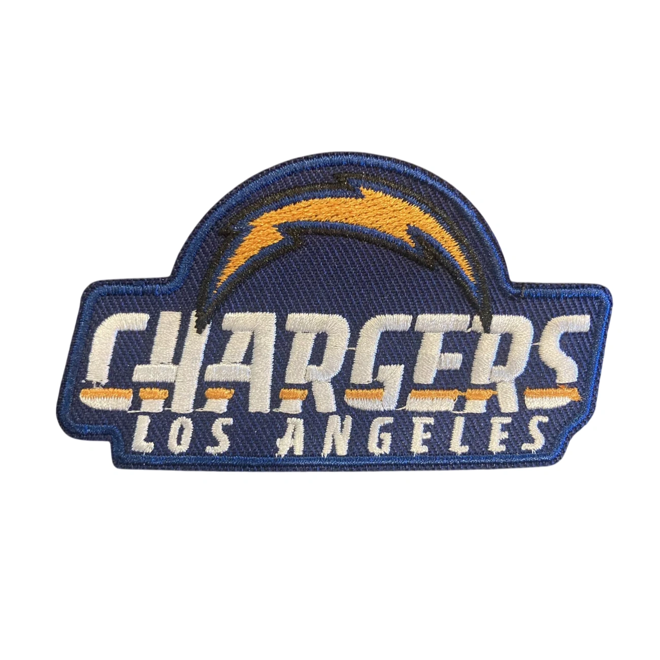 Los angeles chargers retro classic logo embroidered patch
