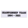 Los angeles dodgers championship years 1994 2021 patch