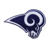 Los angeles rams iconic team emblem embroidered patch