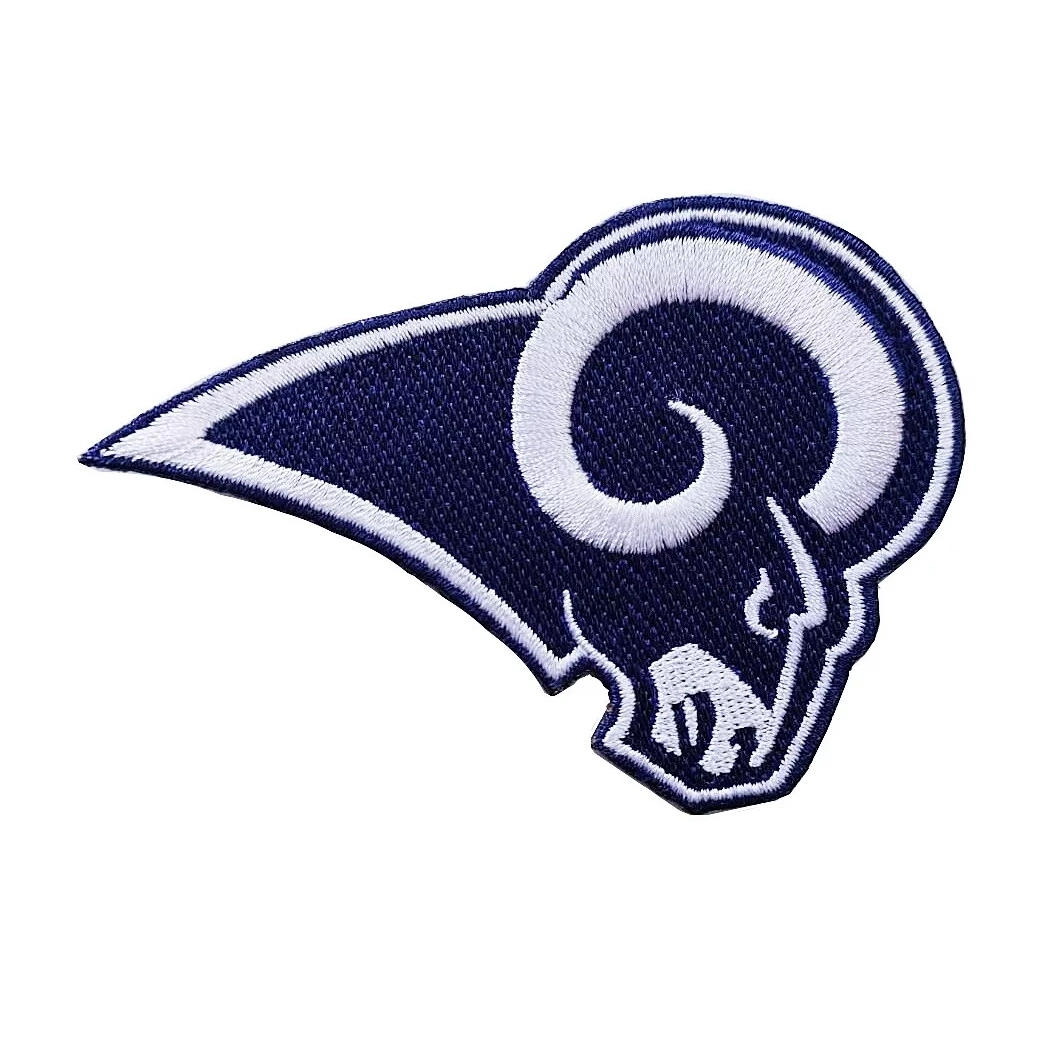 Los angeles rams iconic team emblem embroidered patch