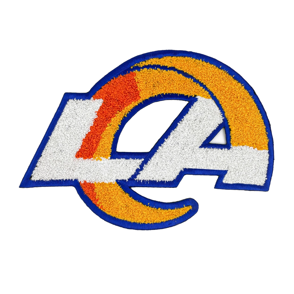 Los angeles rams la whiteorange embroidered patch