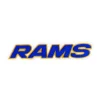 Los angeles rams letter logo embroidered patch