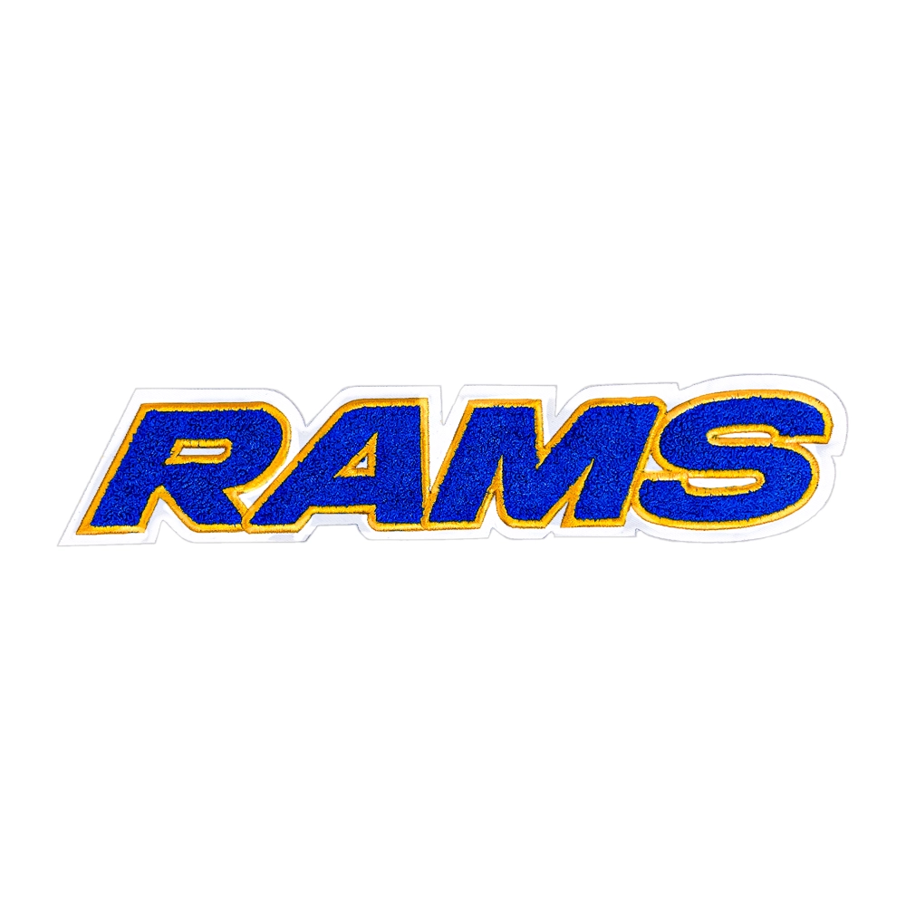 Los angeles rams letter logo embroidered patch