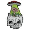 Surreal UFO Abduction Skull Patch