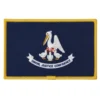 Louisiana flag golden border patch