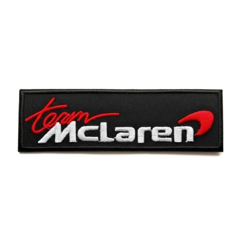 Mclaren team embroidered patch