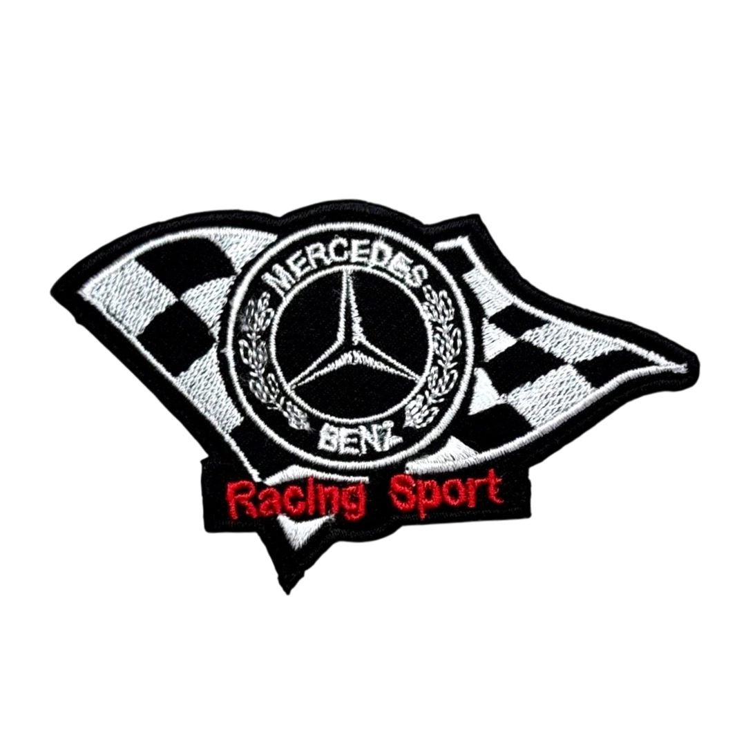 Mercedes benz racing logo embroidered patch