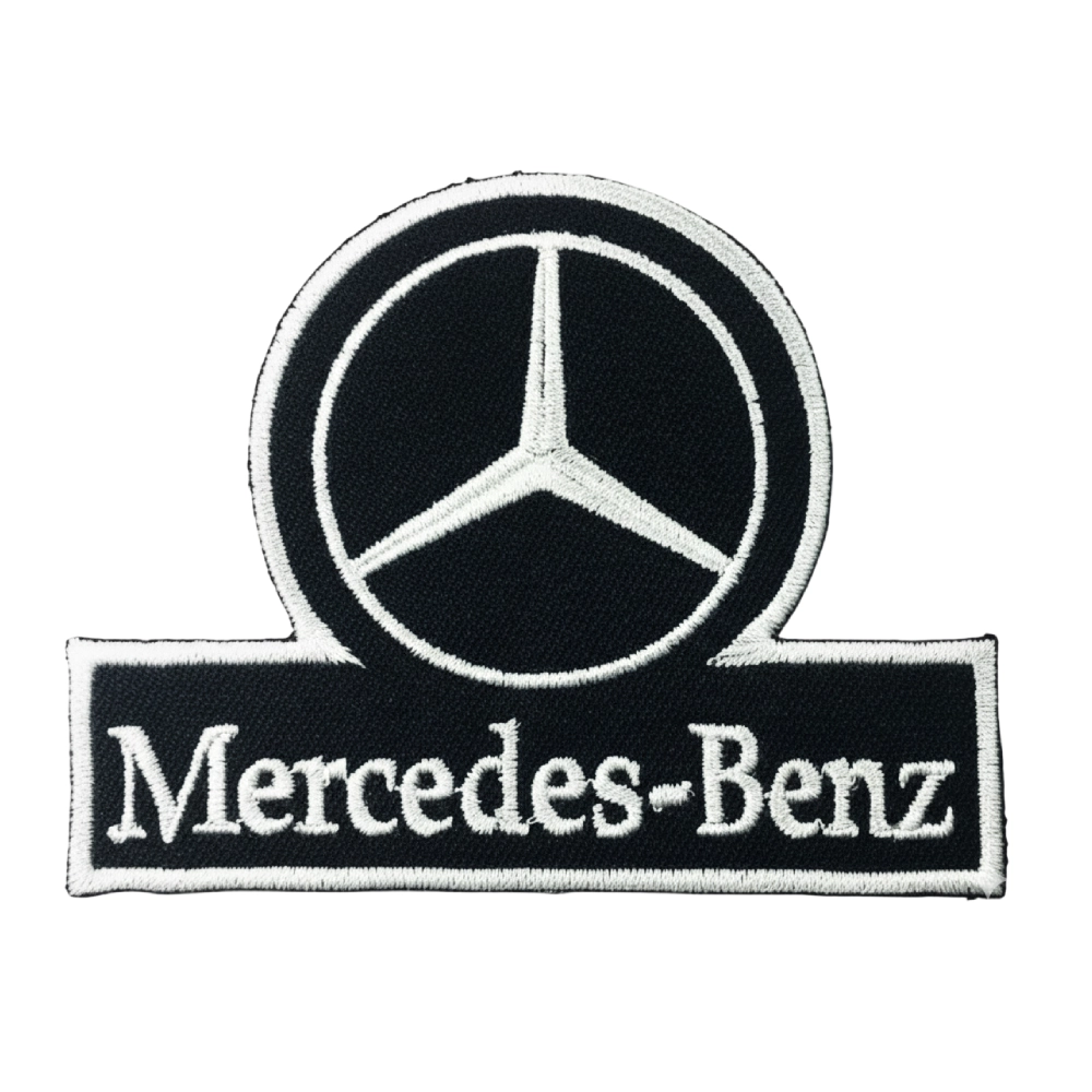 Mercedes benz vintage logo embroidered patch