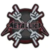 Metallica crossed horns patch