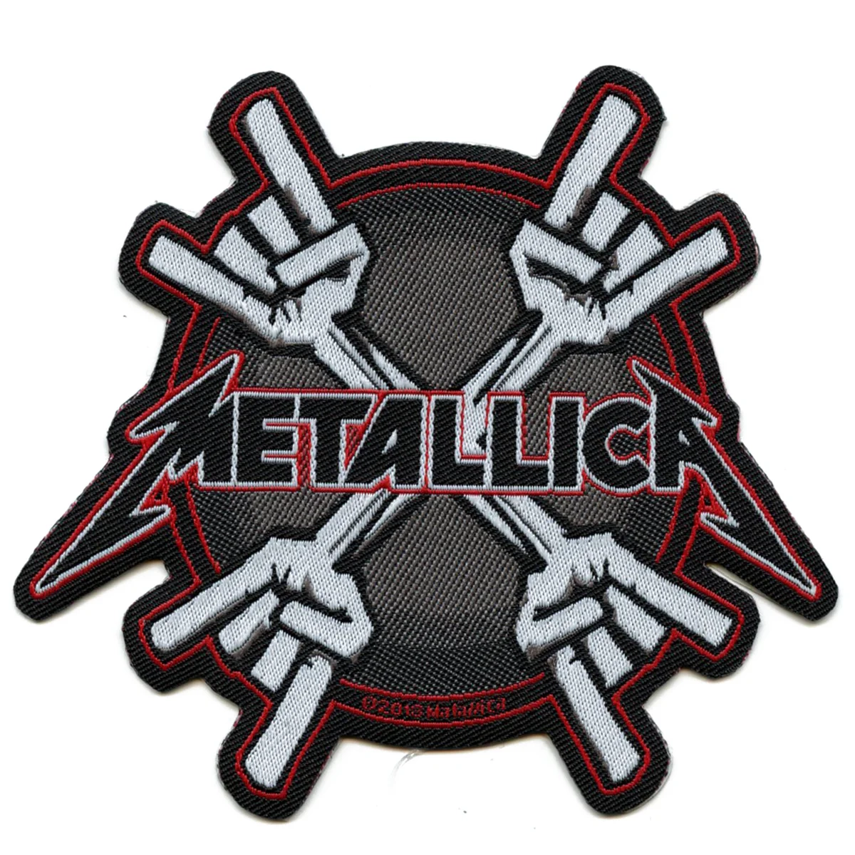 Metallica crossed horns patch