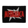 Metallica Red Script Logo Patch