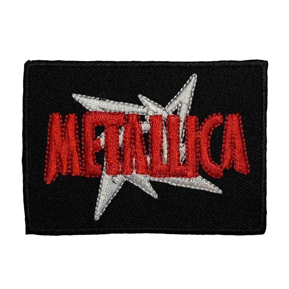 Metallica Red Script Logo Patch