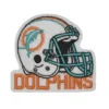 Miami dolphins helmet embroidered patch