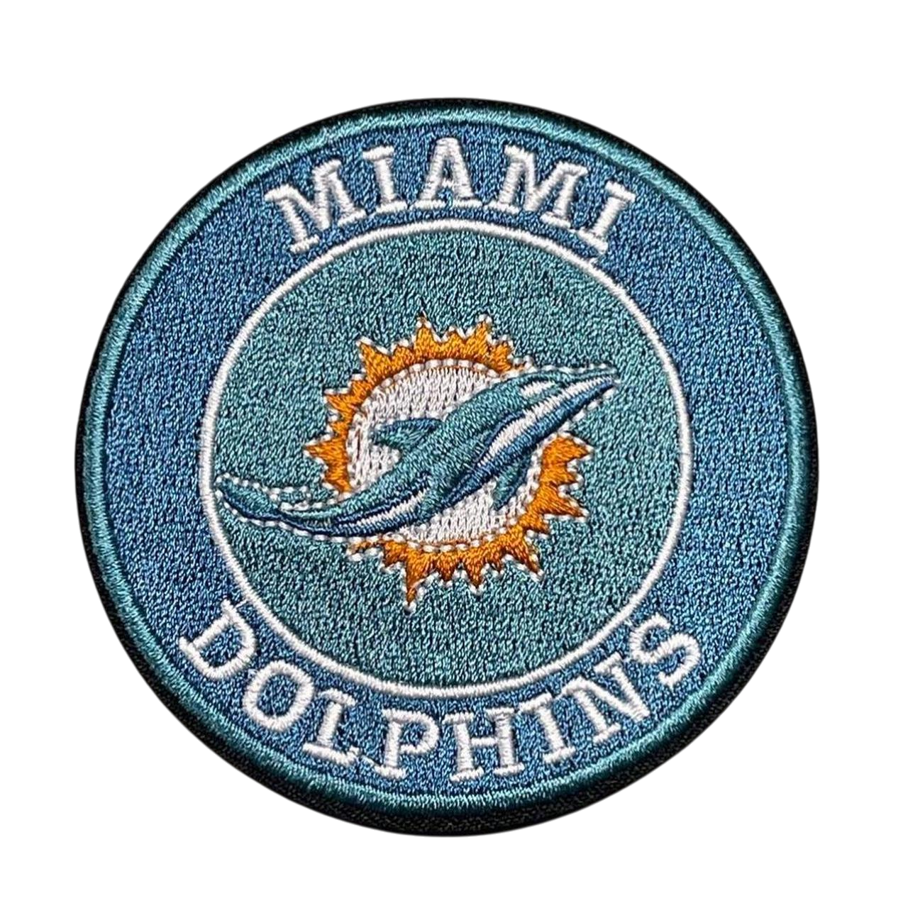 Miami dolphins logo embroidered patch