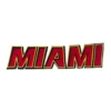 Miami Heat Red Miami Wordmark Patch