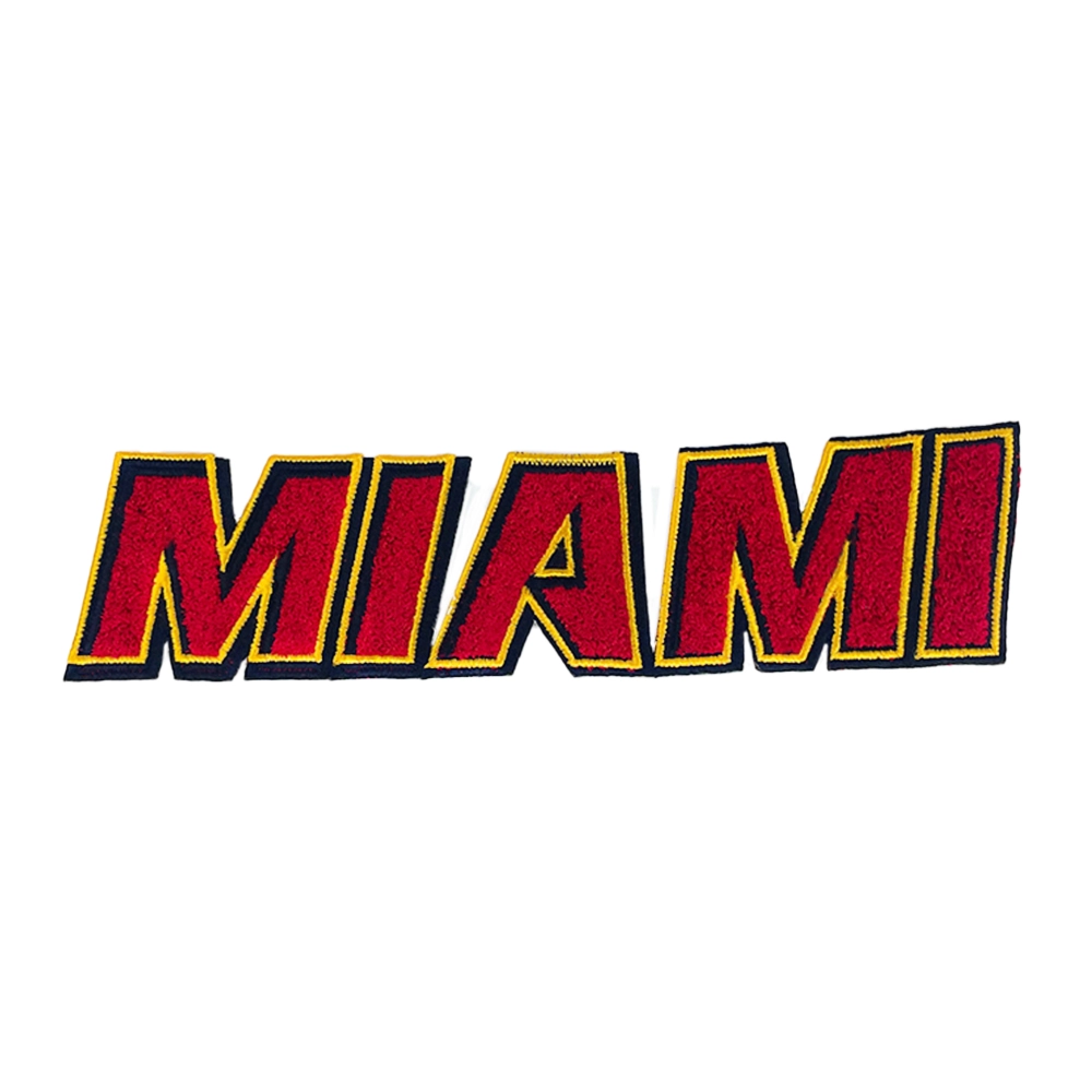Miami Heat Red Miami Wordmark Patch