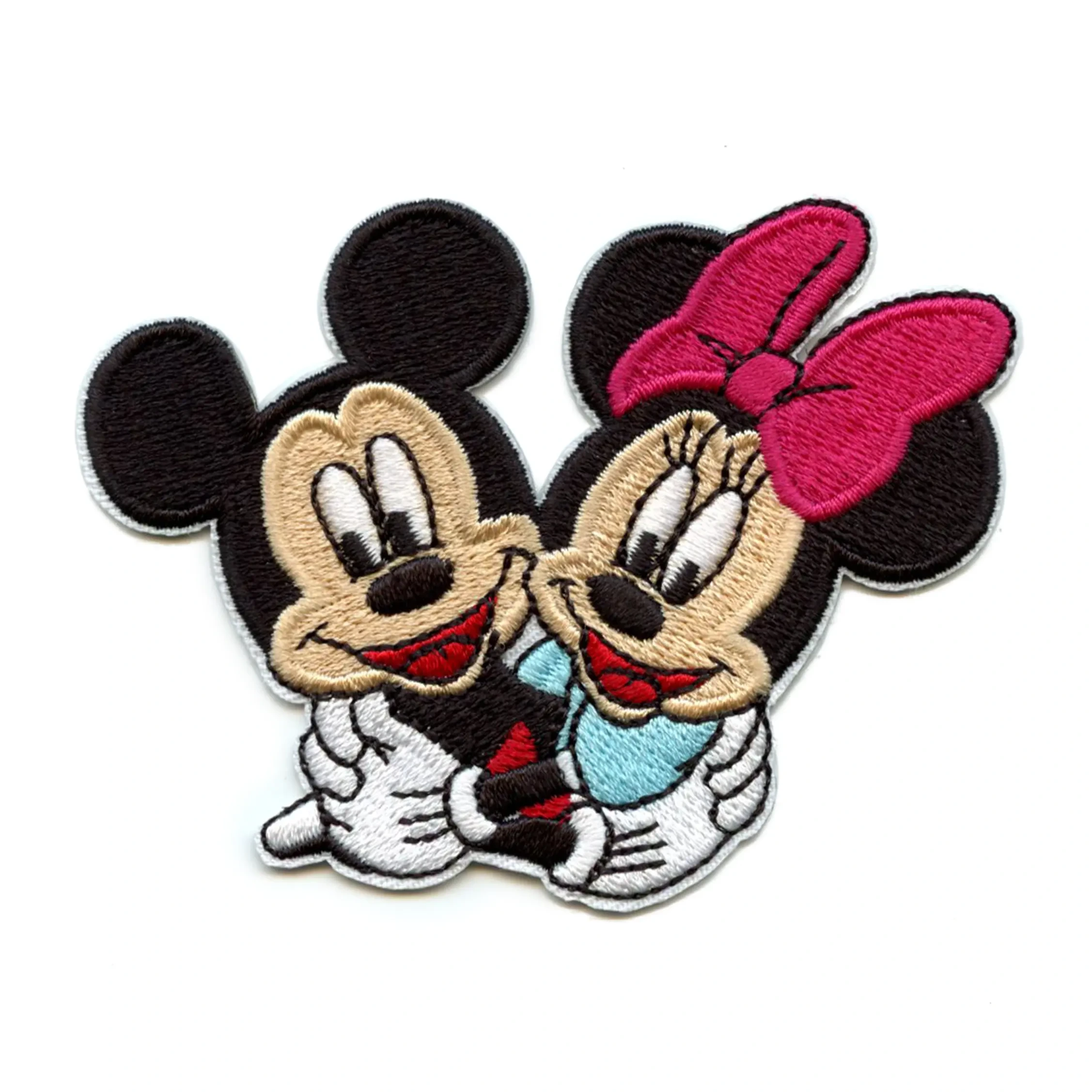 Mickey and Minnie Mouse Hugging Patch