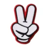 Mickey Mouse Glove Peace Sign Patch