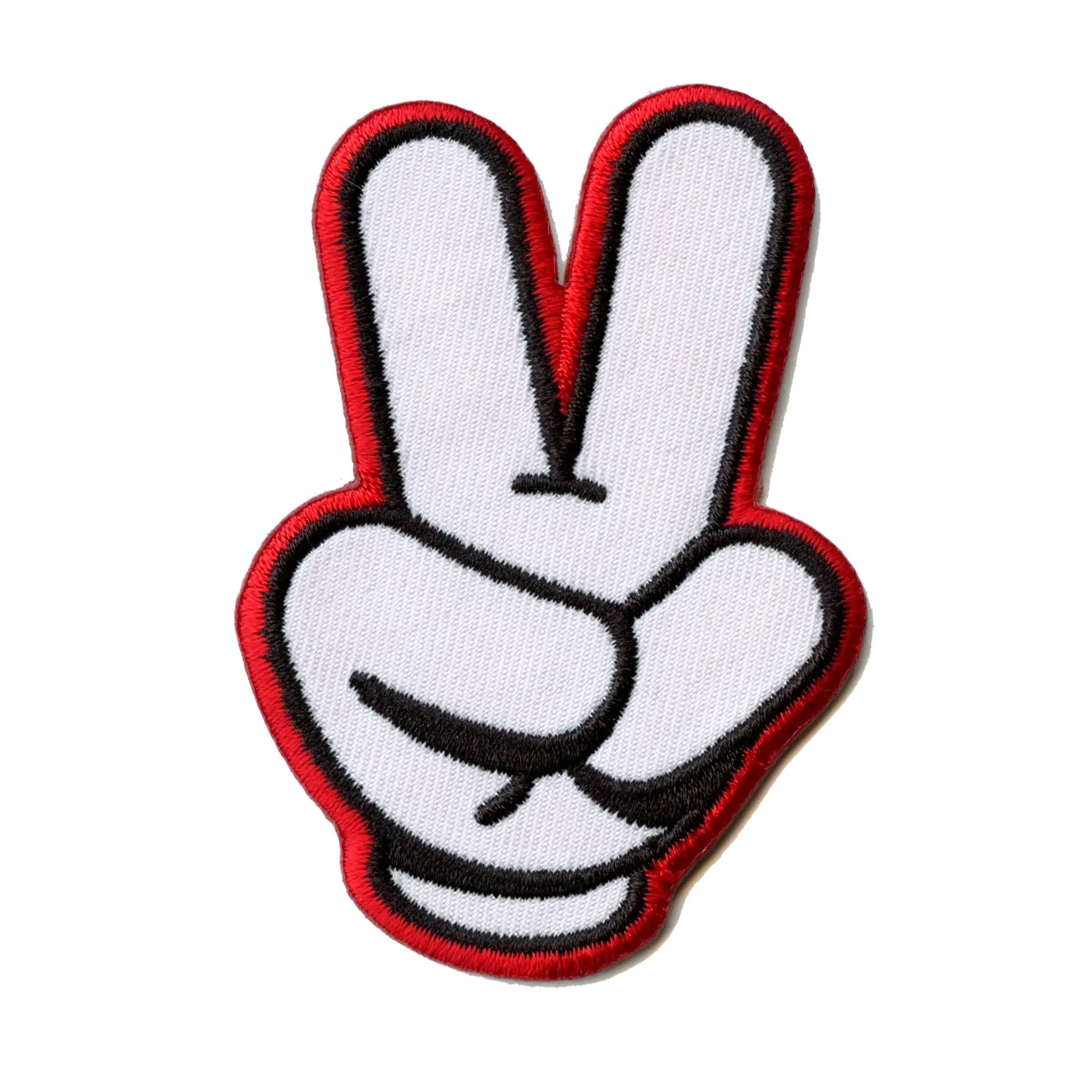 Mickey Mouse Glove Peace Sign Patch