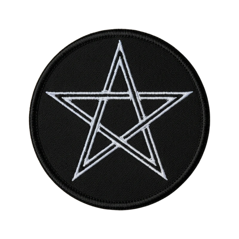 Pentagram Star Round Patch