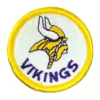 Minnesota vikings logo embroidered patch