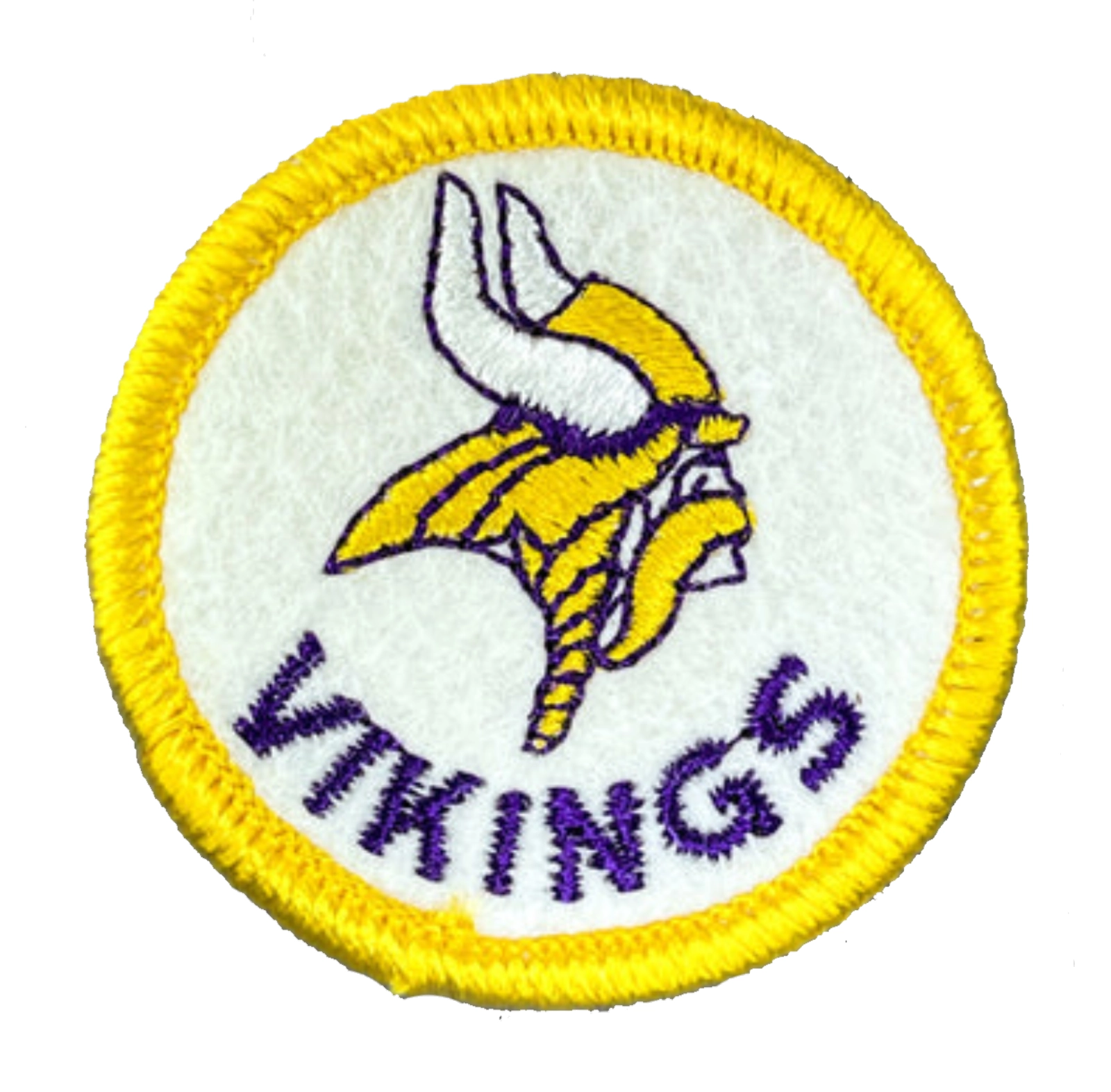 Minnesota vikings logo embroidered patch